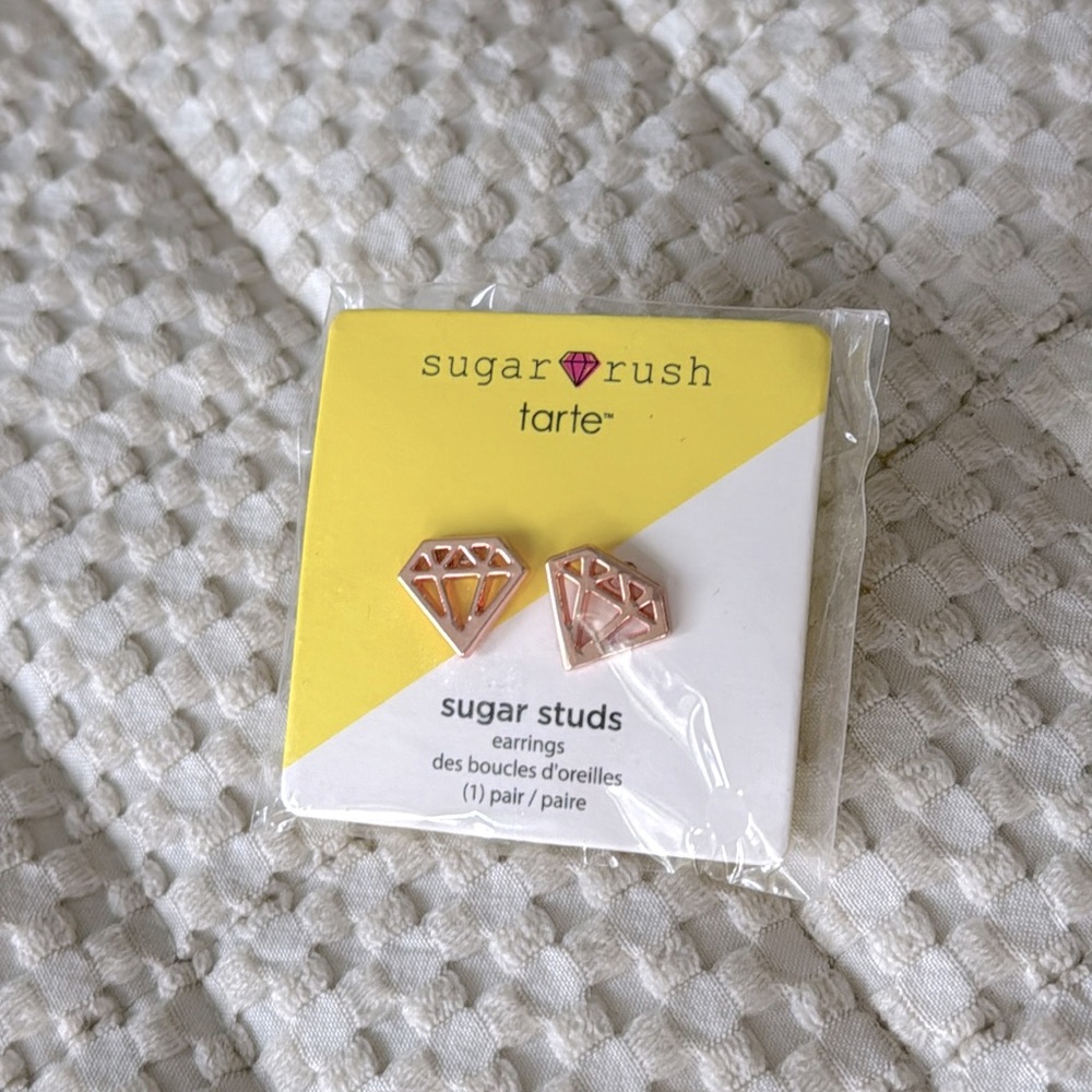 Sugar Rush x Tarte ‘diamond’ earring studs